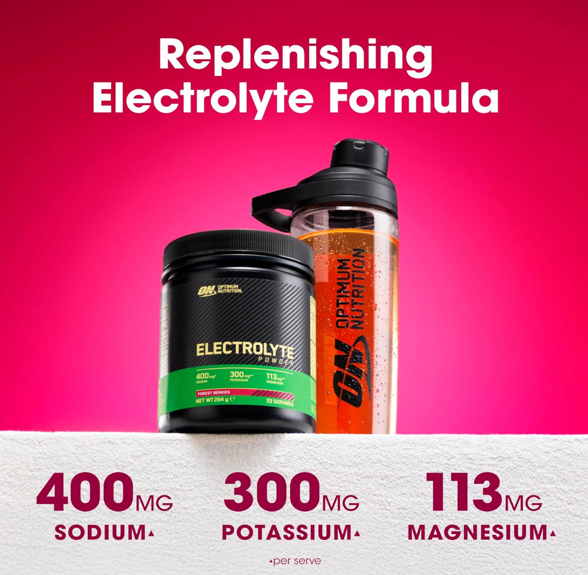 Optimum Nutrition Electrolyte Powder 264g - Image 5