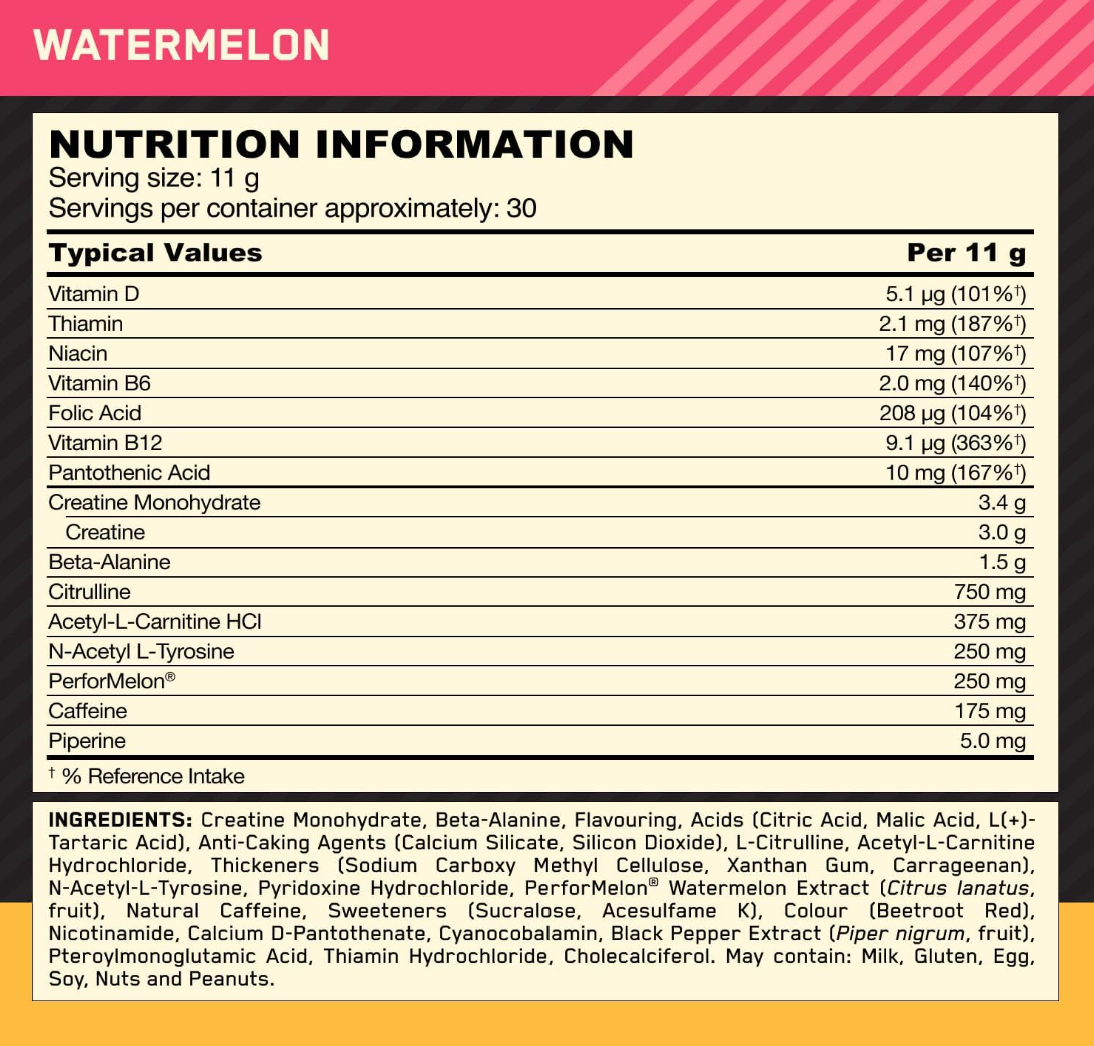 Optimum Nutrition Gold Standard Pre-Workout 330g - Image 2