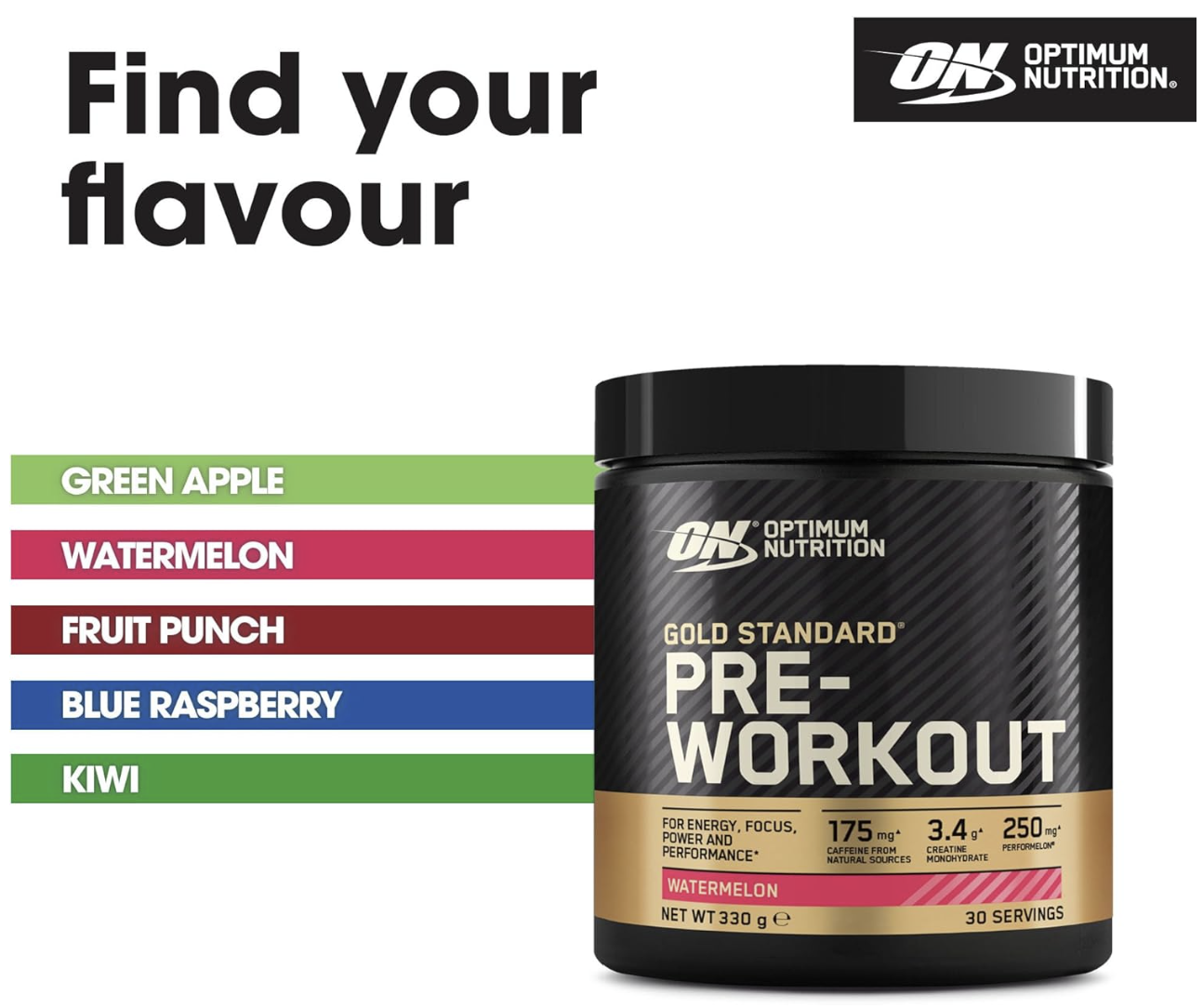 Optimum Nutrition Gold Standard Pre-Workout 330g - Image 5