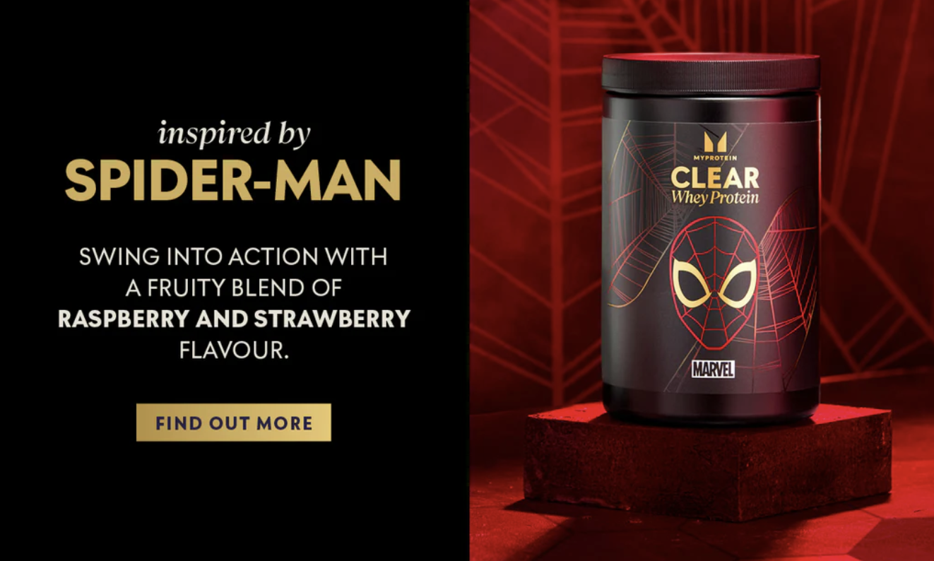 Limited Edition MyProtein Clear Whey 500g Spiderman - Raspberry and Cranberry - Image 2