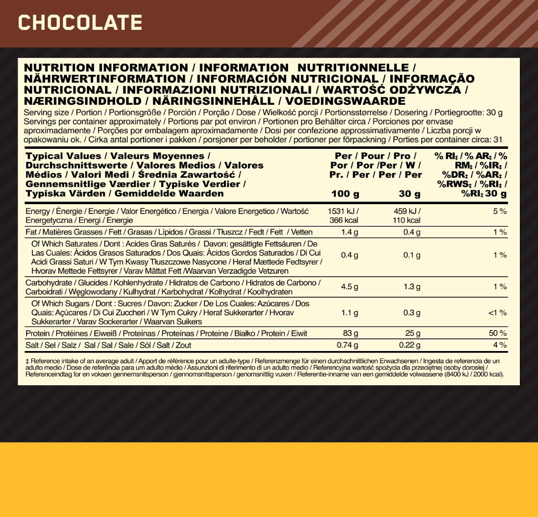 Optimum Nutrition Gold Standard 100% Whey Isolate 930g - Image 7
